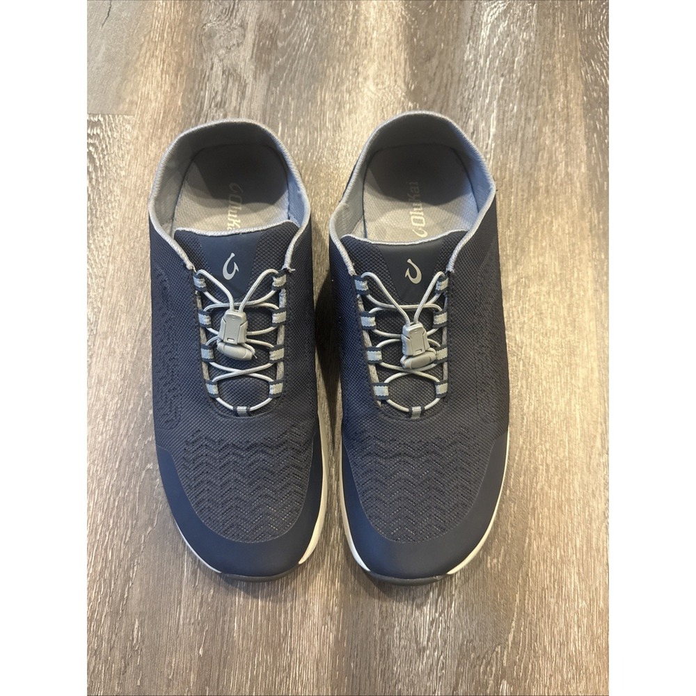 Olukai Inana Mens Size 12 Blue/Gray Drawstring Wet Grip Athletic Shoes 10393
